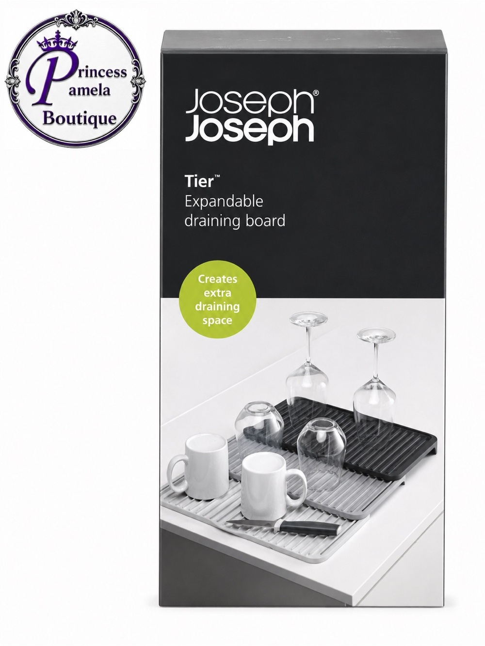 Gray Joseph Joseph Tier Expandable Draining Board